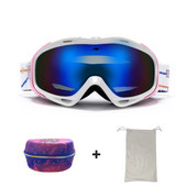 Žieminiai suaugusiųjų slidinėjimo akiniai Dvisluoksniai nerasojantys lauko alpinizmo sportiniai akiniai, atsparūs vėjui, motociklų dviračių akiniai