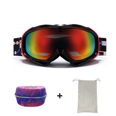 Žieminiai suaugusiųjų slidinėjimo akiniai Dvisluoksniai nerasojantys lauko alpinizmo sportiniai akiniai, atsparūs vėjui, motociklų dviračių akiniai