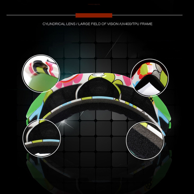 Žieminiai suaugusiųjų slidinėjimo akiniai Dvisluoksniai nerasojantys lauko alpinizmo sportiniai akiniai, atsparūs vėjui, motociklų dviračių akiniai