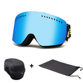 Nauji žieminiai slidinėjimo akiniai Dvisluoksniai nuo rūko Moteriški snieglenčių akiniai Vyriški sniego motociklų akiniai Lauko Sportas Slidinėjimas Googles