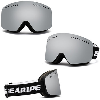 Νέα χειμερινά γυαλιά σκι διπλών στρωμάτων κατά της ομίχλης Γυναικεία γυαλιά για χιόνι Snowboard Γυαλιά για άντρες Snowmobile Γυαλιά για υπαίθριο αθλητικό σκι Googles