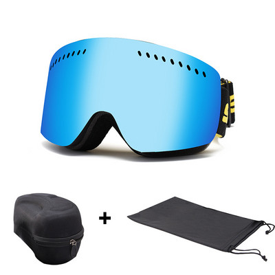Nauji žieminiai slidinėjimo akiniai Dvisluoksniai nuo rūko Moteriški snieglenčių akiniai Vyriški sniego motociklų akiniai Lauko Sportas Slidinėjimas Googles