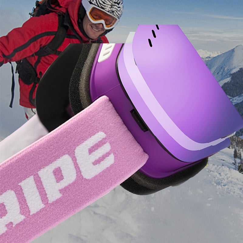 Nauji žieminiai slidinėjimo akiniai Dvisluoksniai nuo rūko Moteriški snieglenčių akiniai Vyriški sniego motociklų akiniai Lauko Sportas Slidinėjimas Googles