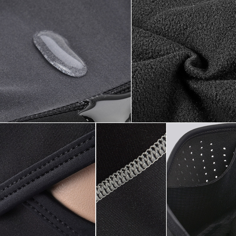 ROCKBROS Outdoor Sport vėjui atsparus dviračių galvos apdangalas Balaclava WinterThermal Fleece slidinėjimo kaukė visą veidą dengianti snieglenčių gaubto šalikai
