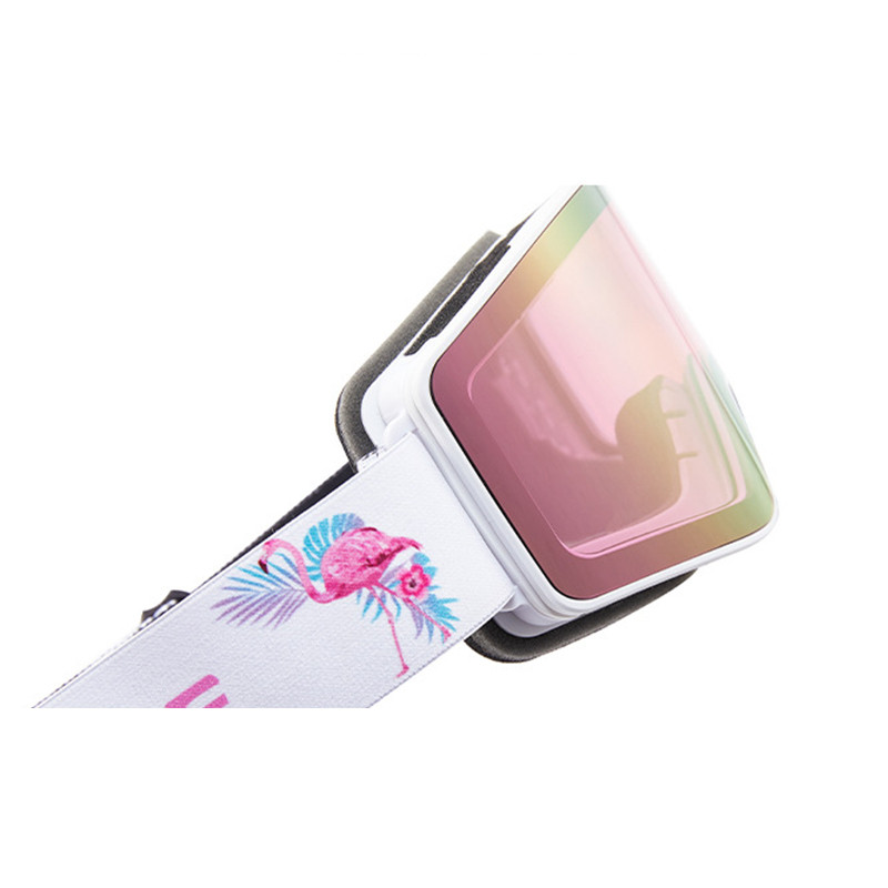 Slidinėjimo akiniai Vyrai Moteriški Sportiniai akiniai UV apsauga Akiniai nuo saulės Dviejų sluoksnių nuo rasojimo, vėjui atsparūs snieglenčių slidinėjimo akiniai