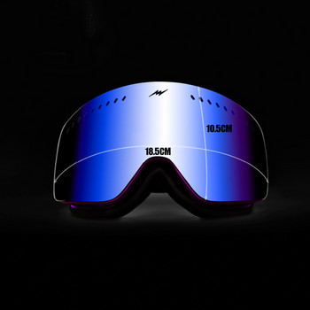 2022 Νέα Ανδρικά γυαλιά σκι διπλής στρώσης Γυαλιά σκι διπλής στρώσης αντιθαμβωτικά UV400 Γυναικεία γυαλιά Snowboard Ανδρικά γυαλιά σκι Γυαλιά σκι