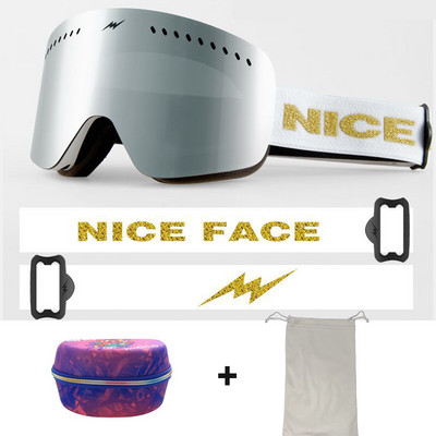 2022 Noi ochelari de schi dublu strat pentru bărbați ochelari de schi cu strat dublu anti-aburi UV400 pentru femei Ochelari de snowboard bărbați femei Ochelari de schi