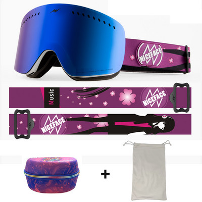 2022 Noi ochelari de schi dublu strat pentru bărbați ochelari de schi cu strat dublu anti-aburi UV400 pentru femei Ochelari de snowboard bărbați femei Ochelari de schi