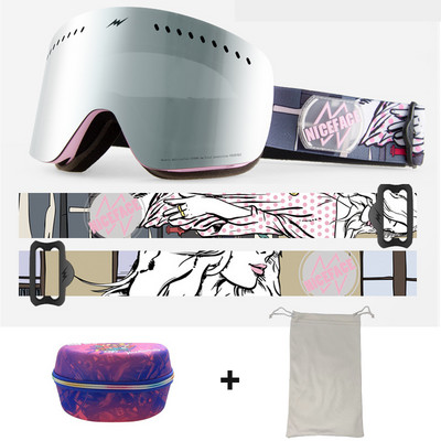 2022 Noi ochelari de schi dublu strat pentru bărbați ochelari de schi cu strat dublu anti-aburi UV400 pentru femei Ochelari de snowboard bărbați femei Ochelari de schi