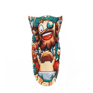 Fasion lauko slidinėjimo snieglenčių motociklas žiemos šiltesnis sportinis viso veido kaukė Piratai 3D spausdinta trikampė skara slidinėjimo kaukė