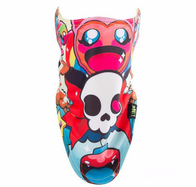 Fasion lauko slidinėjimo snieglenčių motociklas žiemos šiltesnis sportinis viso veido kaukė Piratai 3D spausdinta trikampė skara slidinėjimo kaukė