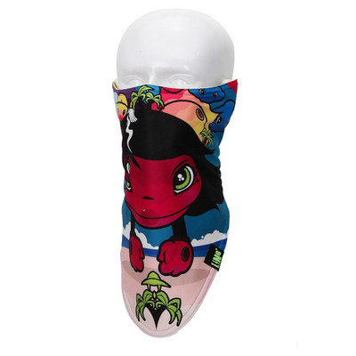 Fasion lauko slidinėjimo snieglenčių motociklas žiemos šiltesnis sportinis viso veido kaukė Piratai 3D spausdinta trikampė skara slidinėjimo kaukė