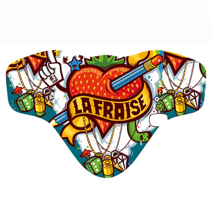 Fasion lauko slidinėjimo snieglenčių motociklas žiemos šiltesnis sportinis viso veido kaukė Piratai 3D spausdinta trikampė skara slidinėjimo kaukė