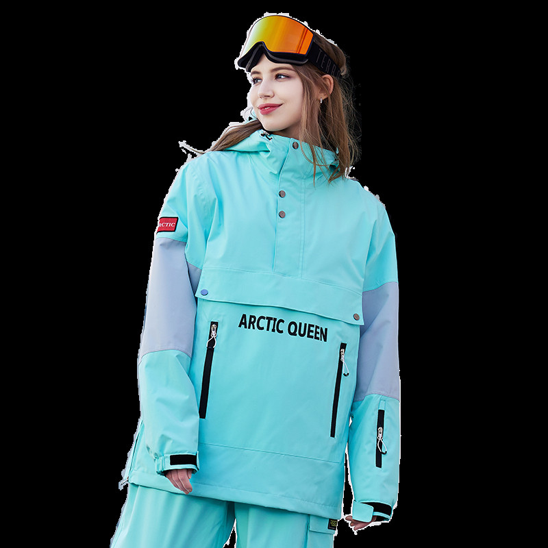 Šilta žieminė moteriška pūkinė striukė Vyriška slidinėjimo gobtuvas Pora Slidinėjimo striukė Moteriška Vyriška Slidinėjimo megztinis Vienspalvis Snieglentės Megztinis Neperšlampamas