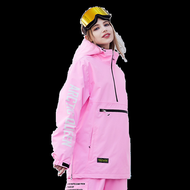 Šilta žieminė moteriška pūkinė striukė Vyriška slidinėjimo gobtuvas Pora Slidinėjimo striukė Moteriška Vyriška Slidinėjimo megztinis Vienspalvis Snieglentės Megztinis Neperšlampamas