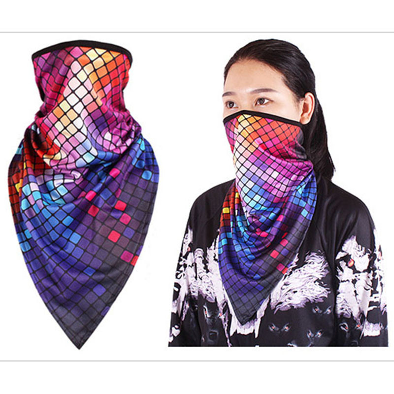 Zimska trokutasta marama Balaclava motociklistička grijalica za lice i vrat Prozračna maska za lice Biciklizam Vjetrootporna skijaška bandana marama Snowboard
