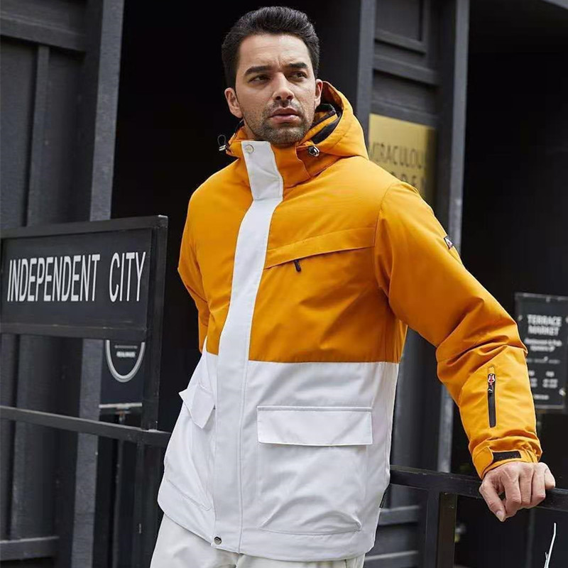 Pora Slidinėjimo striukė Žieminiai vandeniui atsparūs darbo drabužiai Snieglenčių striukė Moteriška Šiltas paltas Vyriškas Slidinėjimo striukė Slidinėjimo paltas Vyriški Sniego drabužiai