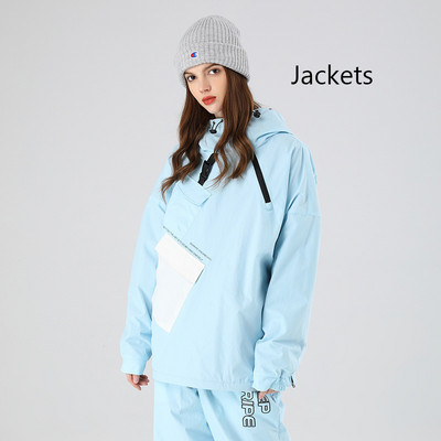 Žiemos nauji viršūnės Slidinėjimo striukės Drabužiai Moteriški Vyriški Paltai Snieglenčių Striukės Neperšlampamos Neperšlampamos slidinėjimo kostiumai Susiuvimas