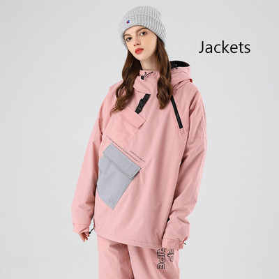 Žiemos nauji viršūnės Slidinėjimo striukės Drabužiai Moteriški Vyriški Paltai Snieglenčių Striukės Neperšlampamos Neperšlampamos slidinėjimo kostiumai Susiuvimas