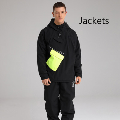 Žiemos nauji viršūnės Slidinėjimo striukės Drabužiai Moteriški Vyriški Paltai Snieglenčių Striukės Neperšlampamos Neperšlampamos slidinėjimo kostiumai Susiuvimas