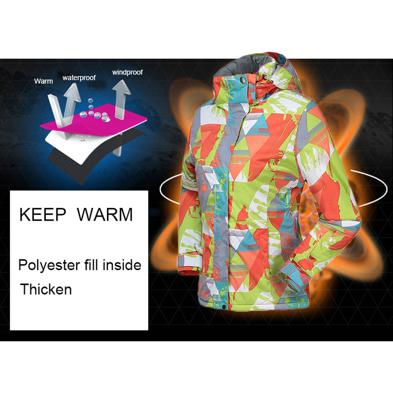 „Goexplore“ sniego slidinėjimo striukė mergaičių snieglenčių striukė, moteriška, 2020 m., vandeniui atspari, terminė, šilta slidinėjimo paltai, lauko žiemos žygių sportinė apranga