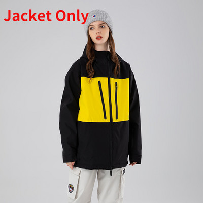 Moteriška slidinėjimo striukė žiemai lauke, šilta, atspari vėjui ir vandeniui