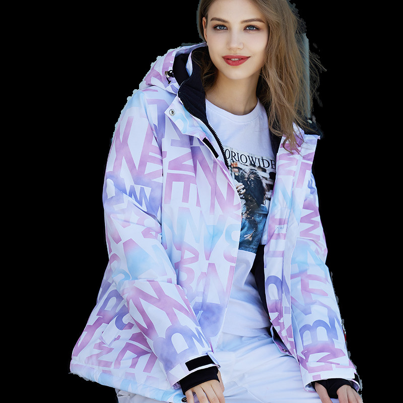 Moteriška žieminė striukė Sniego apranga Super karšta žieminė moteriška paltas Moteriška slidinėjimo striukė Neperšlampama snieglenčių striukė Moteriška sniego paltas