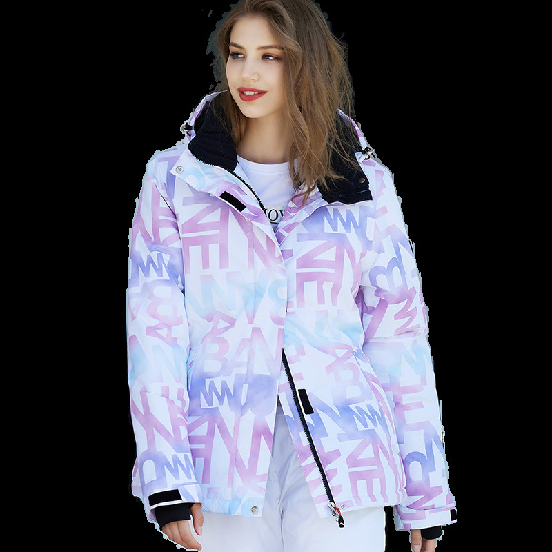Moteriška žieminė striukė Sniego apranga Super karšta žieminė moteriška paltas Moteriška slidinėjimo striukė Neperšlampama snieglenčių striukė Moteriška sniego paltas