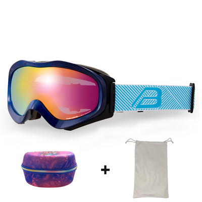 Suaugusiųjų snieglenčių slidinėjimo akiniai Dvisluoksniai nuo rūko moterims UV400 Slidinėjimo Vyrai Sniego motociklo Akiniai nuo saulės Motokroso Slidinėjimo Akinių Kaukė