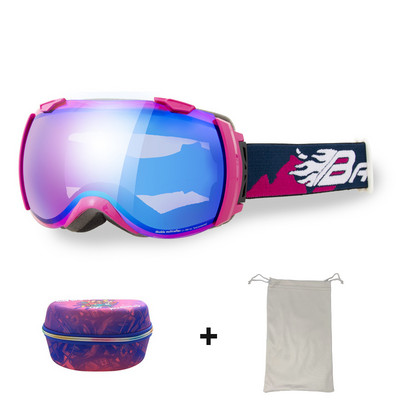 Suaugusiųjų snieglenčių slidinėjimo akiniai Dvisluoksniai nuo rūko moterims UV400 Slidinėjimo Vyrai Sniego motociklo Akiniai nuo saulės Motokroso Slidinėjimo Akinių Kaukė