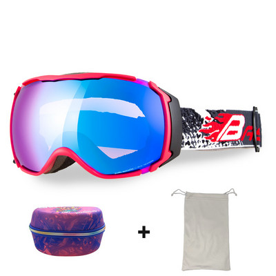 Suaugusiųjų snieglenčių slidinėjimo akiniai Dvisluoksniai nuo rūko moterims UV400 Slidinėjimo Vyrai Sniego motociklo Akiniai nuo saulės Motokroso Slidinėjimo Akinių Kaukė