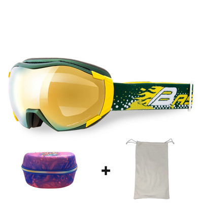 Suaugusiųjų snieglenčių slidinėjimo akiniai Dvisluoksniai nuo rūko moterims UV400 Slidinėjimo Vyrai Sniego motociklo Akiniai nuo saulės Motokroso Slidinėjimo Akinių Kaukė