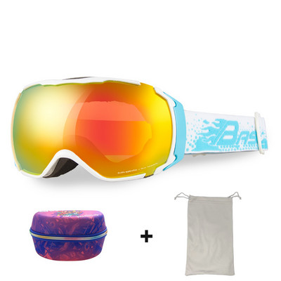 Suaugusiųjų snieglenčių slidinėjimo akiniai Dvisluoksniai nuo rūko moterims UV400 Slidinėjimo Vyrai Sniego motociklo Akiniai nuo saulės Motokroso Slidinėjimo Akinių Kaukė