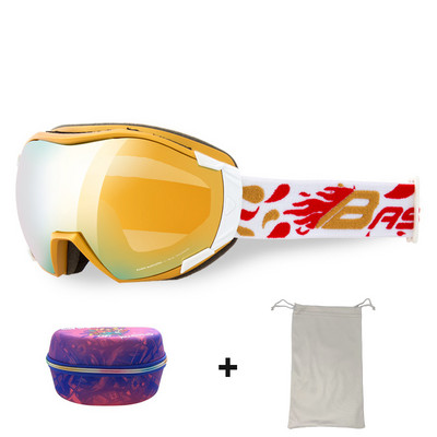 Suaugusiųjų snieglenčių slidinėjimo akiniai Dvisluoksniai nuo rūko moterims UV400 Slidinėjimo Vyrai Sniego motociklo Akiniai nuo saulės Motokroso Slidinėjimo Akinių Kaukė