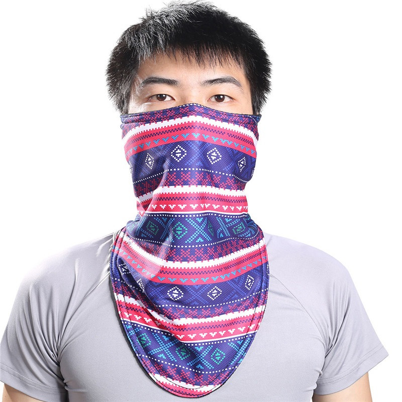 ALRCLAVA în aer liber Ski Snowboard Motociclete Încălzitoare de iarnă Sport Mască completă Pirați 3D Printed Triunghiular Esarfă Mască de schi