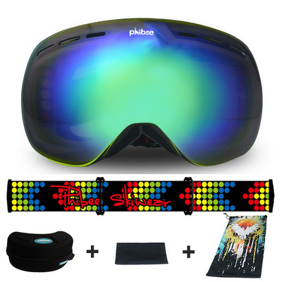 Нови очила за ски Двуслойни противозамъгляващи очила за сняг, сноуборд, очила за моторни шейни, спорт на открито, планинарство, ски Googles