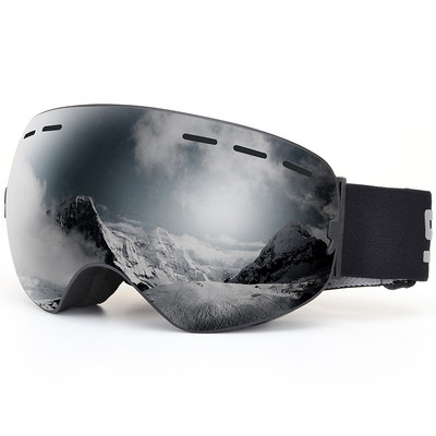 Dvigubi slidinėjimo akiniai nuo rūko Vyriški slidinėjimo sportiniai snieglenčių akiniai Moteriški trumparegystės slidinėjimo akiniai UV400 apsauginiai akiniai
