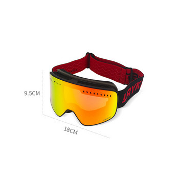 Χειμερινά γυαλιά σκι για ενήλικες Αθλητικό εξωτερικό γυναικείο σκι Αντιθαμβωτικά γυαλιά διπλού στρώματος Ανδρικά αντιανεμικά γυαλιά ποδηλασίας μοτοσυκλέτας