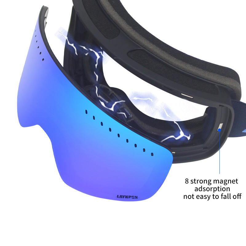 Žieminiai suaugusieji slidinėjimo akiniai Lauke Sportas Slidinėjimas Moterims nuo rasojimo dvisluoksniai akiniai Vyriški, atsparūs vėjui, motociklų dviračių akiniai