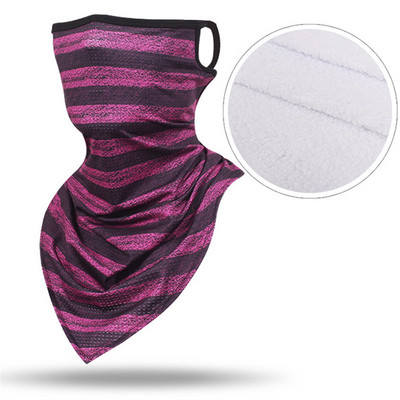 Žiemos slidinėjimo seilinukai snieglenčių motociklams lauko sportui viso veido vilnos kaukė trikampė skara šilta vėjui atspari slidinėjimo kaukė tušas