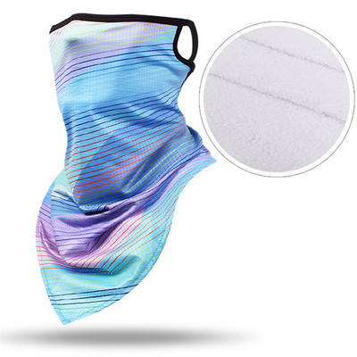 Žiemos slidinėjimo seilinukai snieglenčių motociklams lauko sportui viso veido vilnos kaukė trikampė skara šilta vėjui atspari slidinėjimo kaukė tušas