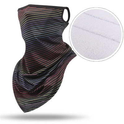 Žiemos slidinėjimo seilinukai snieglenčių motociklams lauko sportui viso veido vilnos kaukė trikampė skara šilta vėjui atspari slidinėjimo kaukė tušas