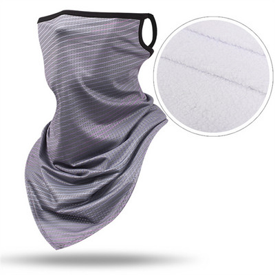 Žiemos slidinėjimo seilinukai snieglenčių motociklams lauko sportui viso veido vilnos kaukė trikampė skara šilta vėjui atspari slidinėjimo kaukė tušas