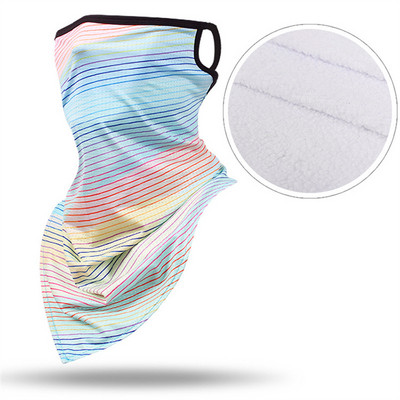 Žiemos slidinėjimo seilinukai snieglenčių motociklams lauko sportui viso veido vilnos kaukė trikampė skara šilta vėjui atspari slidinėjimo kaukė tušas