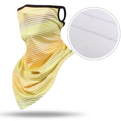 Žiemos slidinėjimo seilinukai snieglenčių motociklams lauko sportui viso veido vilnos kaukė trikampė skara šilta vėjui atspari slidinėjimo kaukė tušas