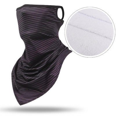 Žiemos slidinėjimo seilinukai snieglenčių motociklams lauko sportui viso veido vilnos kaukė trikampė skara šilta vėjui atspari slidinėjimo kaukė tušas