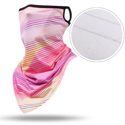 Žiemos slidinėjimo seilinukai snieglenčių motociklams lauko sportui viso veido vilnos kaukė trikampė skara šilta vėjui atspari slidinėjimo kaukė tušas