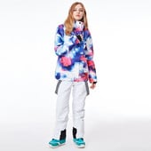 Lauko žieminės naujos vyriškos ir moteriškos vienkartinės dvivietės slidinėjimo kostiumas, neperšlampamas vėjo nepraleidžiantis šiltos striukės lauko žygių kelnės