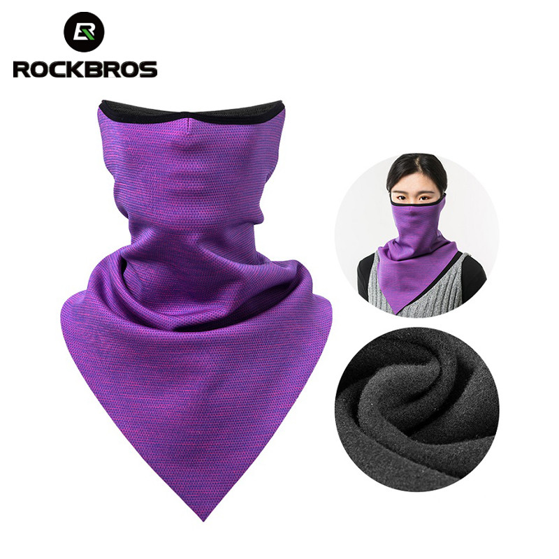 ROCKBROS žiemos vėjui atspari slidinėjimo kaukė Šalikas Šiltas vilnos terminis kvėpuojantis dviračių bėgimo snieglenčių motociklo veido kaukė
