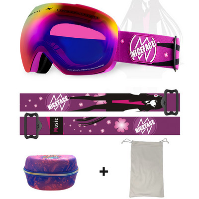 Žieminiai vėjui atsparūs slidinėjimo akiniai Moteriški lauko sportiniai akiniai Vyriški dvisluoksniai nerasojantys akiniai motociklams nuo saulės Apsauginiai akiniai